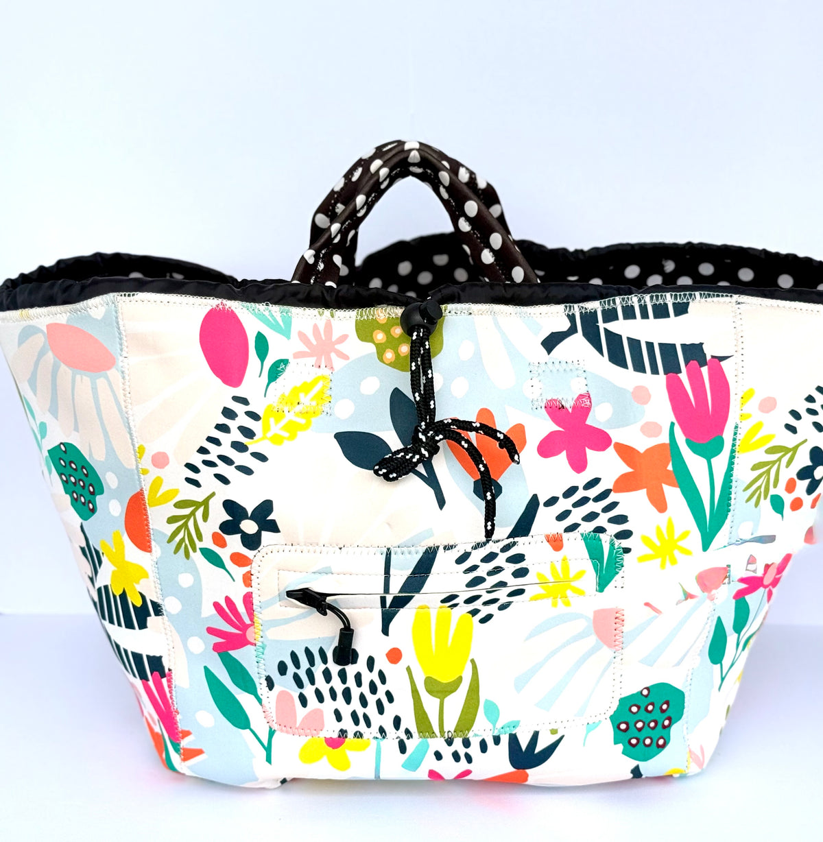 Bike Basket Liner Beach Bag and Travel Tote  All in ONE bag Neoprene Water Resistant