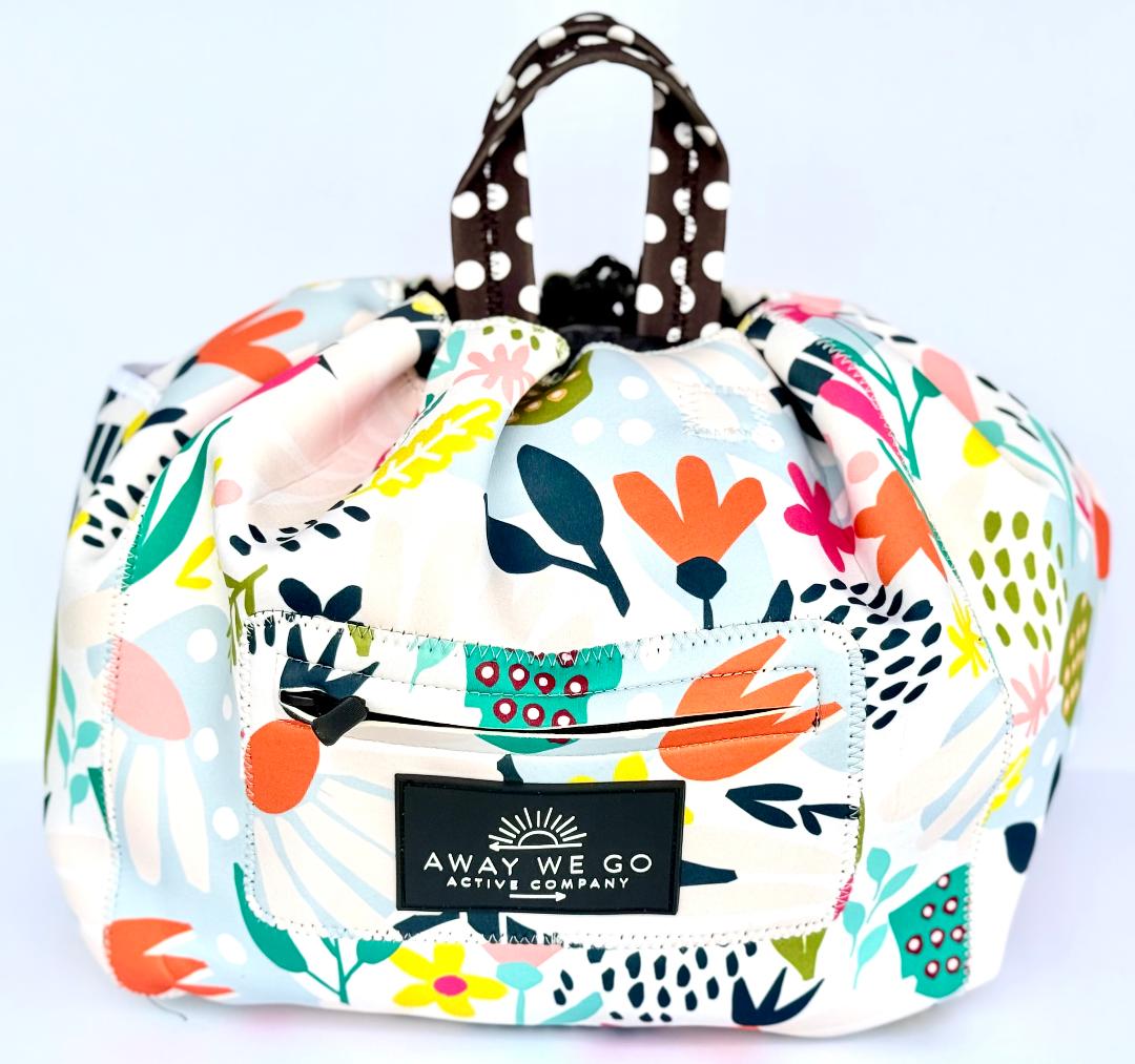 Bike Basket Liner Beach Bag and Travel Tote  All in ONE bag Neoprene Water Resistant