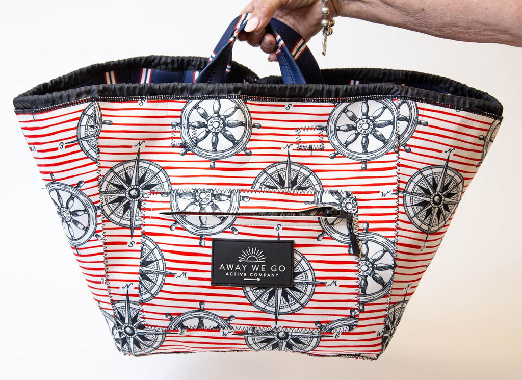 Bike Bag Liner Beach Bag Travel Tote - All in ONE bag Neoprene Water Resistant