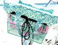 Bike Basket Liner Beach Bag Travel Tote- All in ONE Bag Neoprene Water Resistant