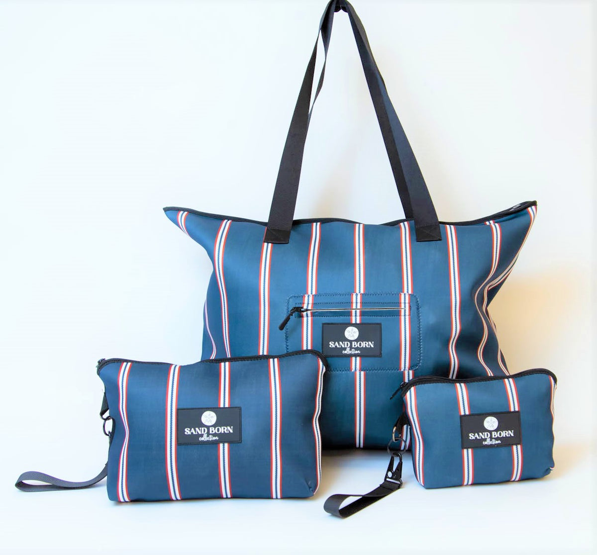 Beach Bag Hauler - large Neoprene Light Weight Water Resistatn Beach Zipper Bag