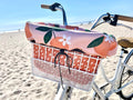 Bike Basket Liner Beach Bag Travel Tote -All in One Bag  Neoprene Water Resistant