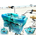 Bike Basket Liner Beach Bag Travel Tote -All in ONE BAG Neoprene Water Resistant