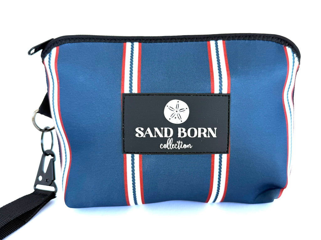To The Cape- Neoprene Water Resistant Zipper Pouch